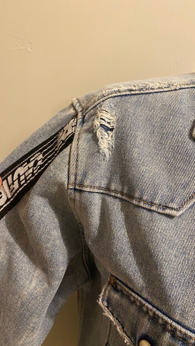 Gri Kadın Düğmeli Denim Ceket - Görsel 5