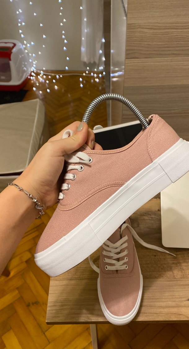 Pembe Kadın Günlük Spor Ayakkabı - Görsel 3