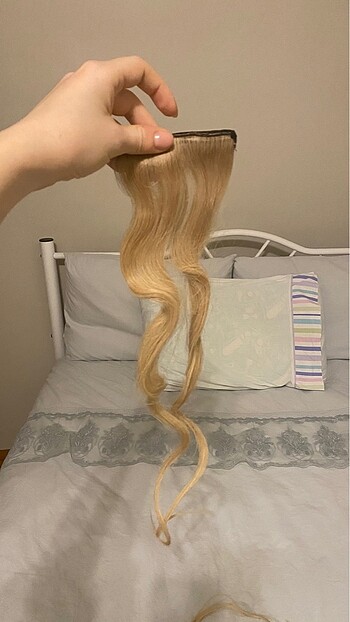 Çıt çıt tokalı gerçek saç - Görsel 5