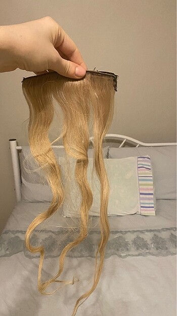 Çıt çıt tokalı gerçek saç - Görsel 7