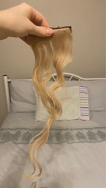 Çıt çıt tokalı gerçek saç - Görsel 8