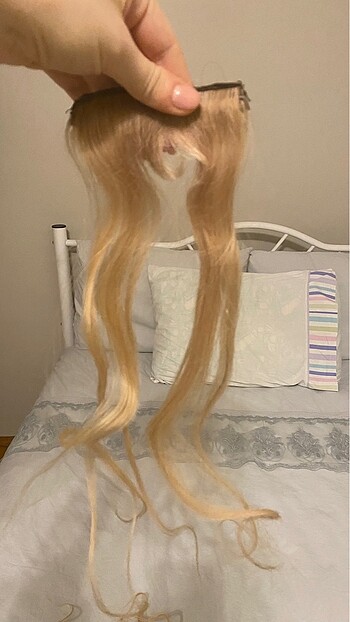 Çıt çıt tokalı gerçek saç - Görsel 9