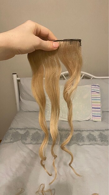 Çıt çıt tokalı gerçek saç - Görsel 10