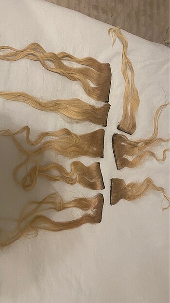 Çıt çıt tokalı gerçek saç - Görsel 11