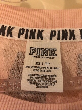 xs Beden Pink sweatshirt