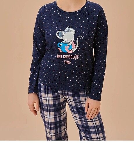 50 Beden Suwen pijama takımı