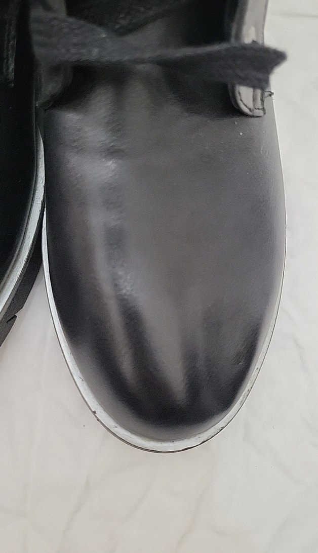 Siyah Kadın Dolgu Topuklu Sokak Stili Bot - Görsel 4