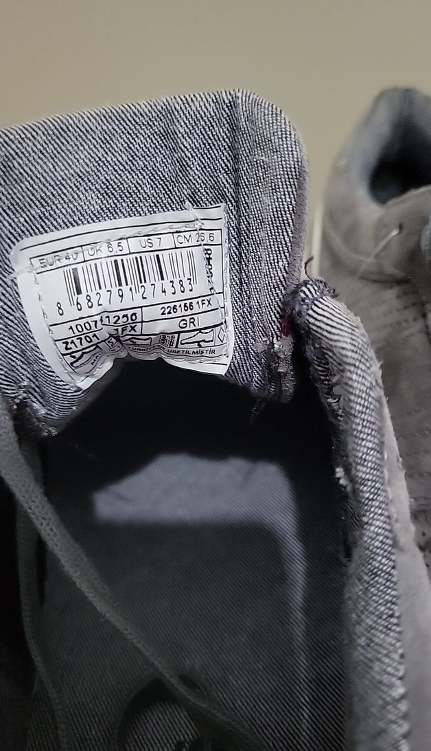 Gri Bağcıklı Erkek Spor Ayakkabı - Görsel 5