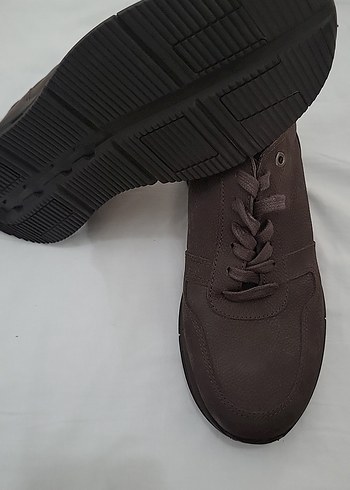 Kahverengi Süet Erkek Spor Ayakkabı inci - Görsel 4