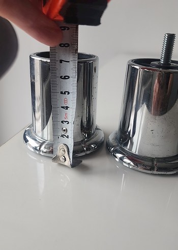 Gri Metal Mobilya Ayağı Seti - Görsel 6