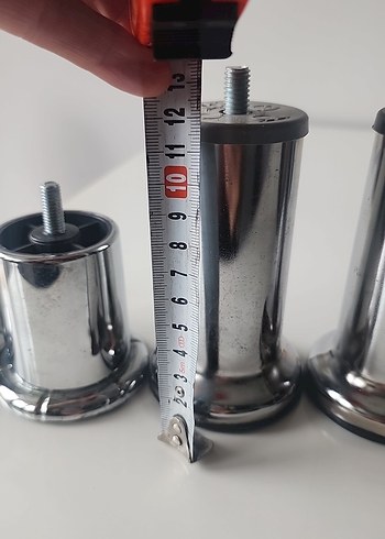 Gri Metal Mobilya Ayağı Seti - Görsel 7