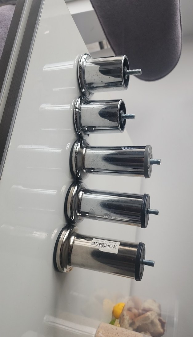 Gri Metal Mobilya Ayağı Seti - Görsel 2