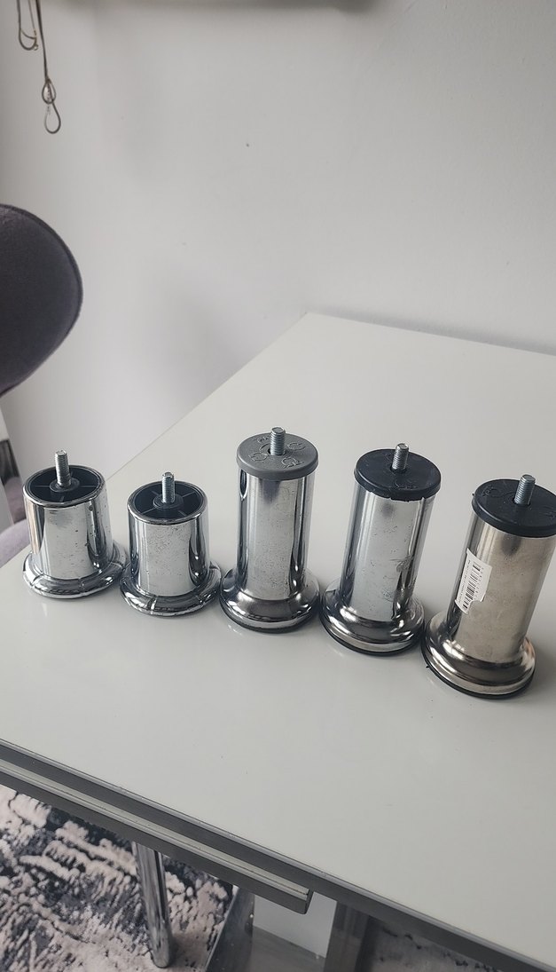 Gri Metal Mobilya Ayağı Seti - Görsel 4