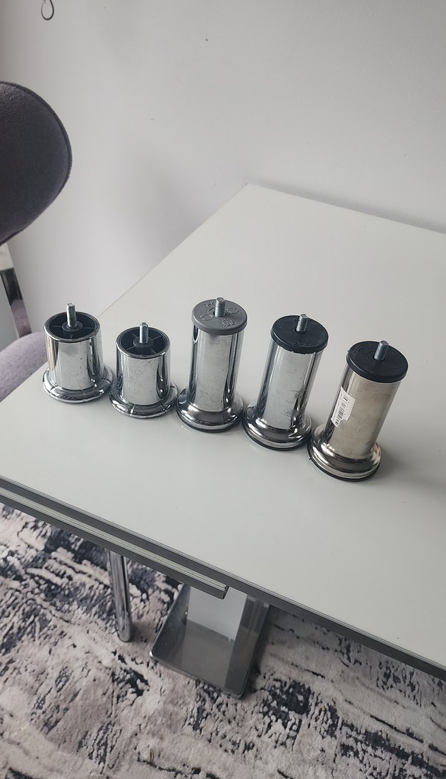 Gri Metal Mobilya Ayağı Seti - Görsel 3