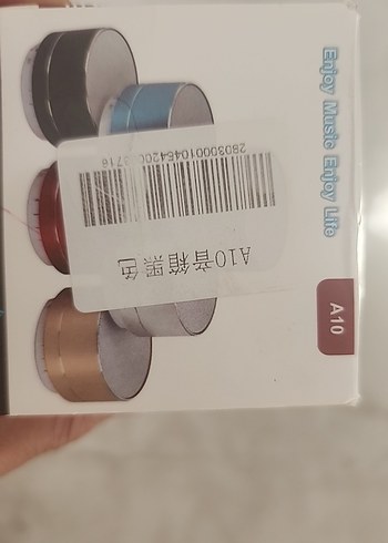 A10 Mini Bluetooth Hoparlör Mavi - Görsel 2