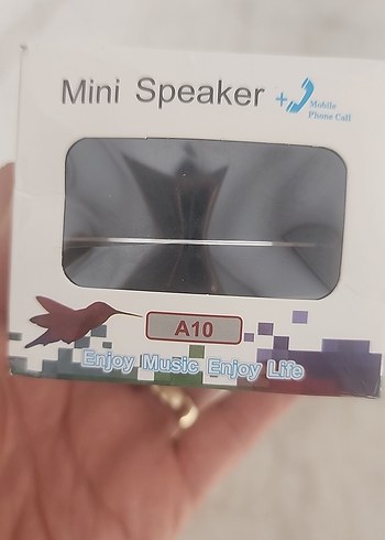 A10 Mini Bluetooth Hoparlör Mavi - Görsel 3