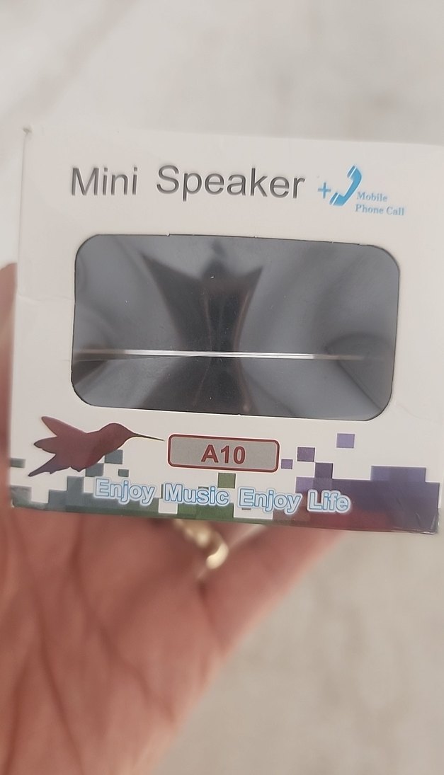 A10 Mini Bluetooth Hoparlör Mavi - Görsel 3