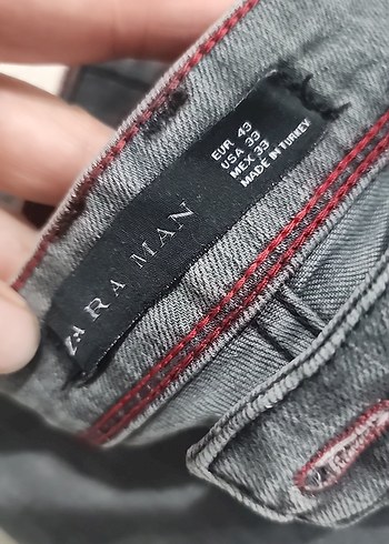 zarar kot pantolon dar kesim Kadın Denim Jean - Görsel 12