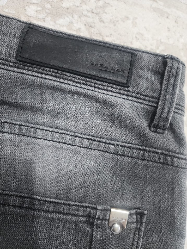 zarar kot pantolon dar kesim Kadın Denim Jean - Görsel 4