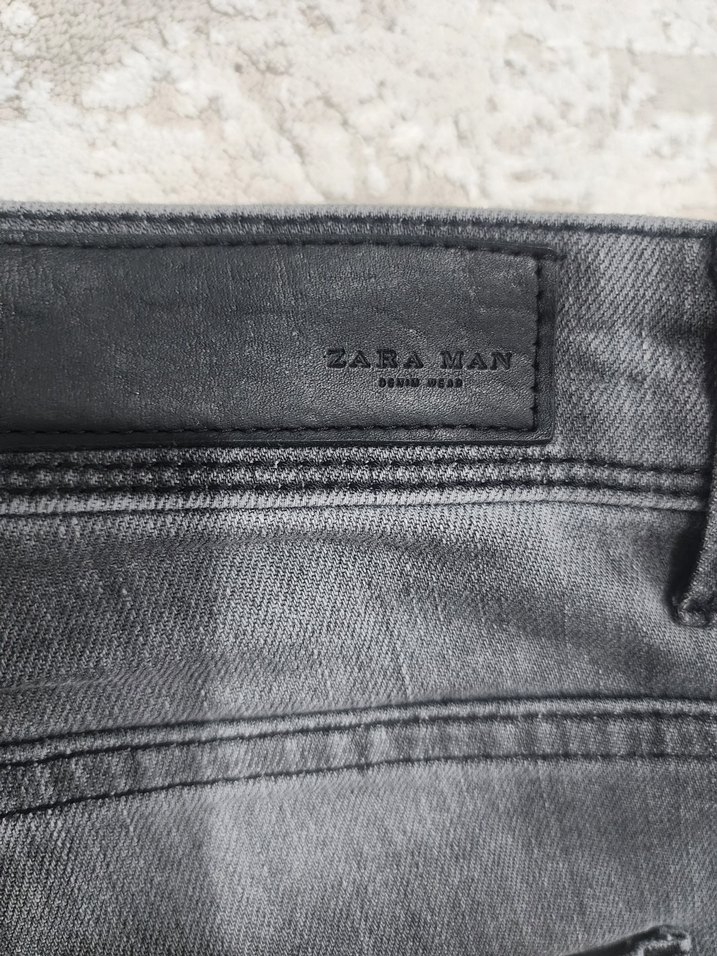 zarar kot pantolon dar kesim Kadın Denim Jean - Görsel 5