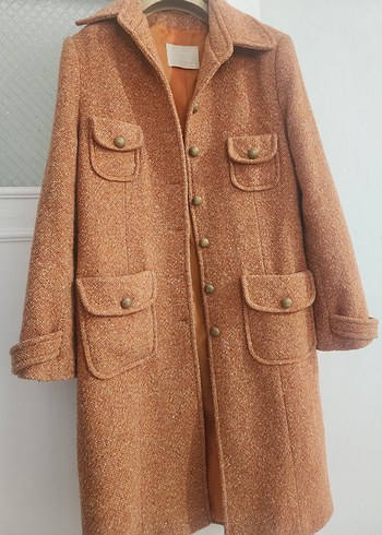 Düğmeli Cepli  Kaban - Görsel 2