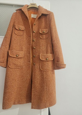 Düğmeli Cepli  Kaban - Görsel 13