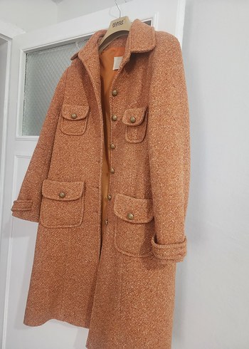 Düğmeli Cepli  Kaban - Görsel 6