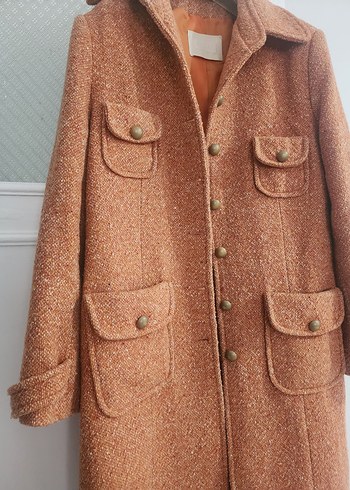 Düğmeli Cepli  Kaban - Görsel 3