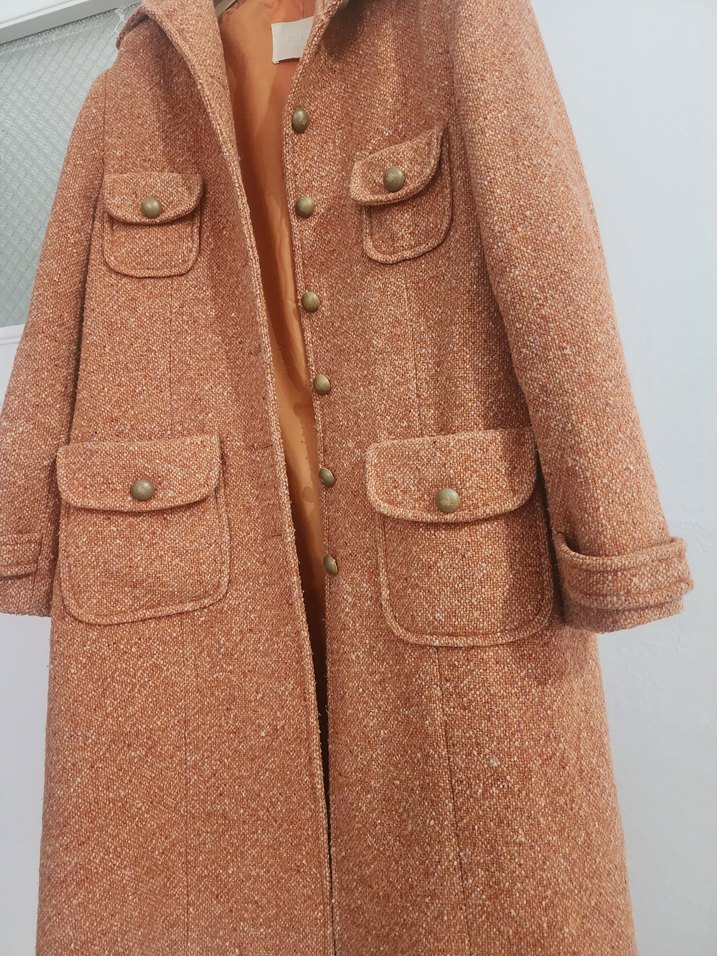 Düğmeli Cepli  Kaban - Görsel 4