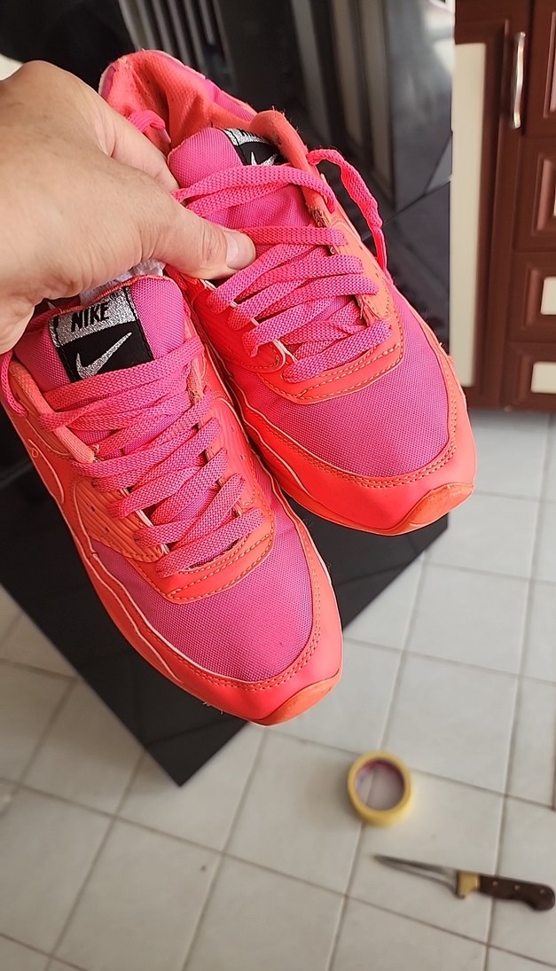 Pembe Nike Kadın Yüksek Topuklu Spor Ayakkabı - Görsel 3