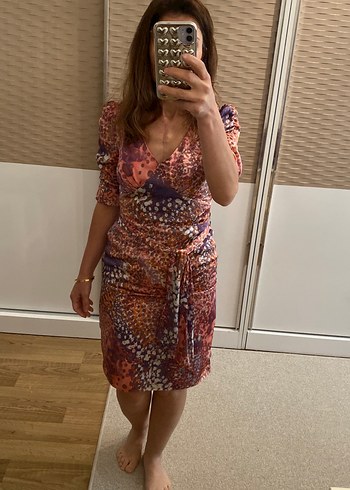 Koton Bohem Çok Renkli Midi Elbise - Görsel 3