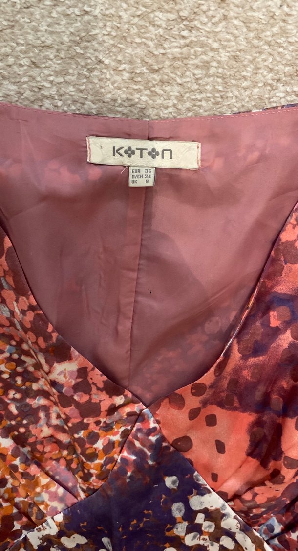 Koton Bohem Çok Renkli Midi Elbise - Görsel 5