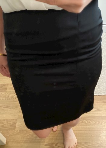 Koton tek parça Elbise etek kısmı saten - Görsel 3