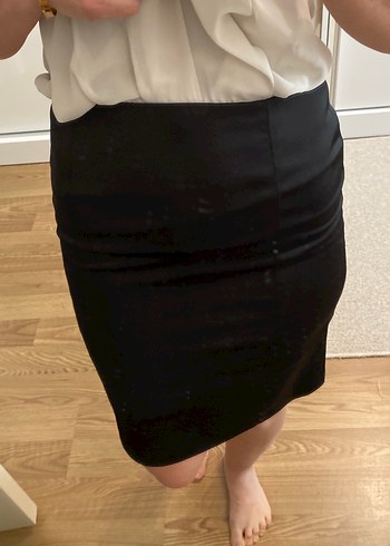 Koton tek parça Elbise etek kısmı saten - Görsel 4