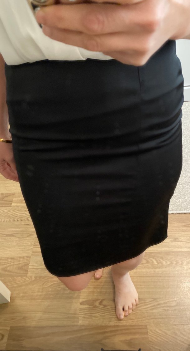 Koton tek parça Elbise etek kısmı saten - Görsel 3