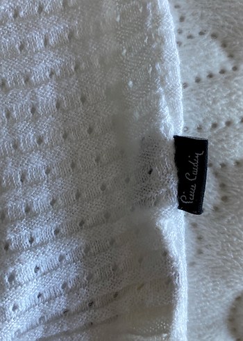 Erkek Beyaz Örgü Kısa Kollu Polo Tişört - Görsel 6