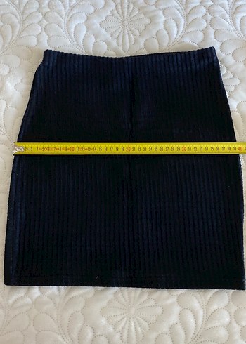 Etek Siyah, Elastik Bel, Midi Boy triko etek - Görsel 2