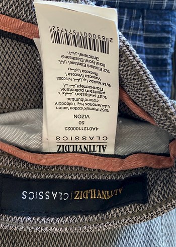 44 Beden Altınyıldız Erkek Pantolon
