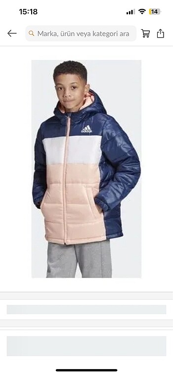 Adidas 11-12 yaş mont
