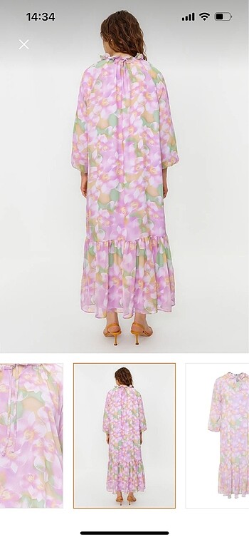 38 Beden Trendyol modest elbise
