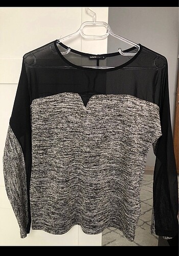 defacto yarasa kol oversize kazak
