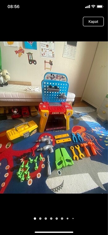 Çocuk tabir aletleri oyun seti