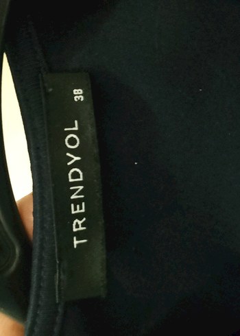 Mor Nakışlı V Yaka elbise - Görsel 4