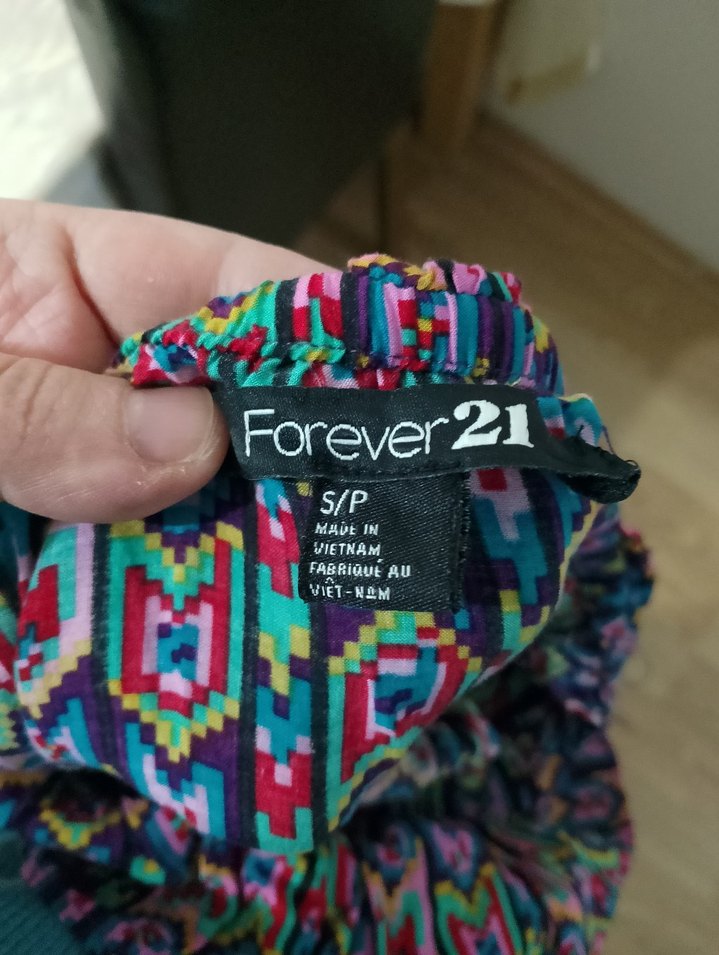 Renkli Bohem Kadın elbise - Görsel 3