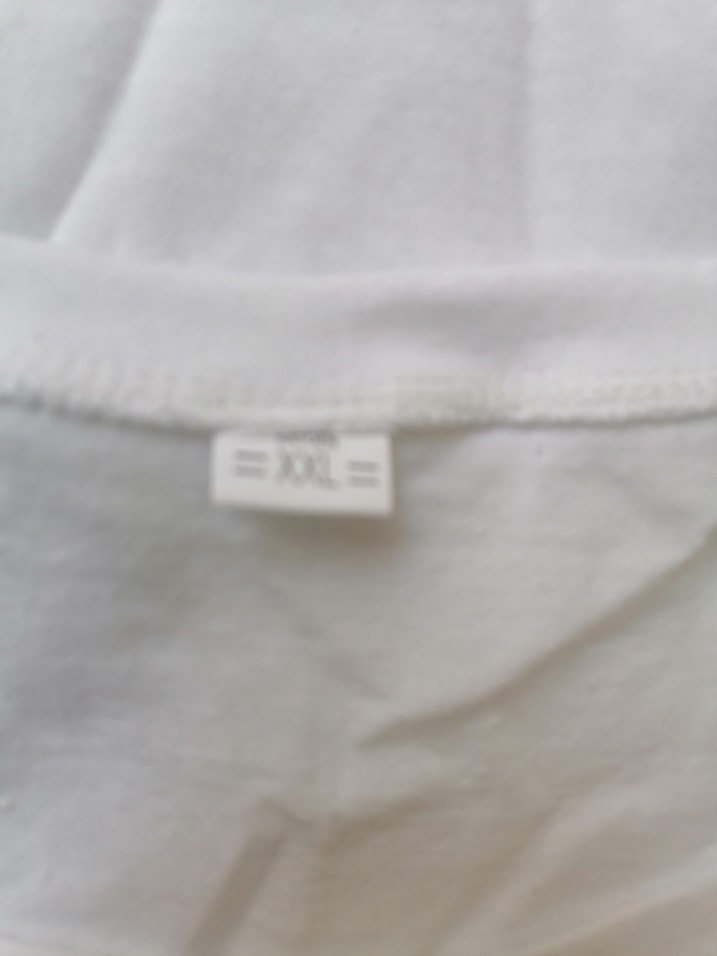 2 adet Erkek Beyaz Basic Pamuklu Tişört atlet - Görsel 2