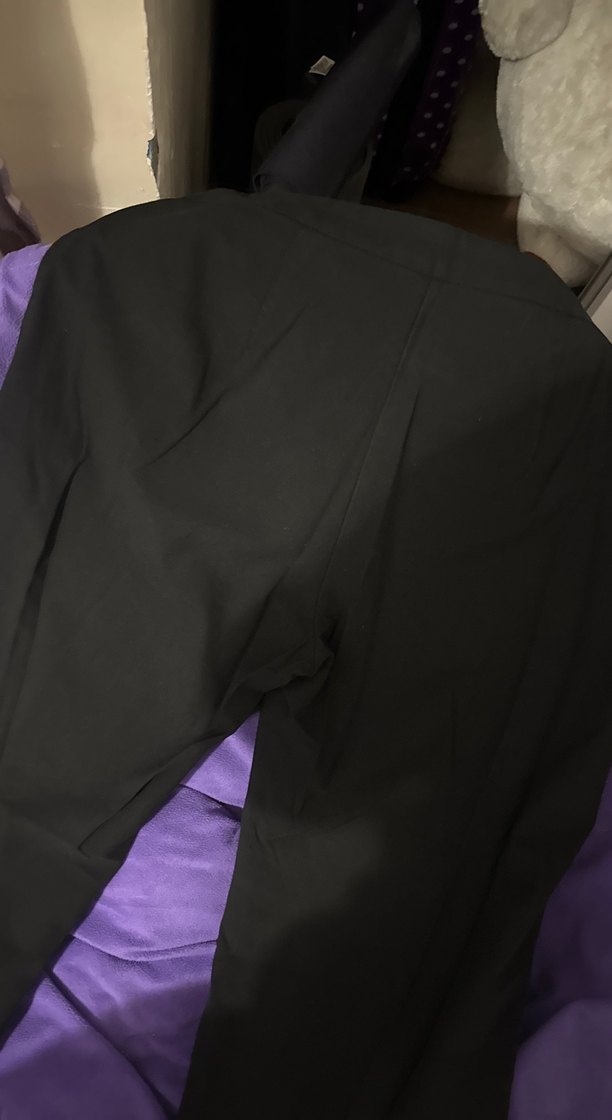 Kadın Siyah Kumaş Pantolon - Görsel 4