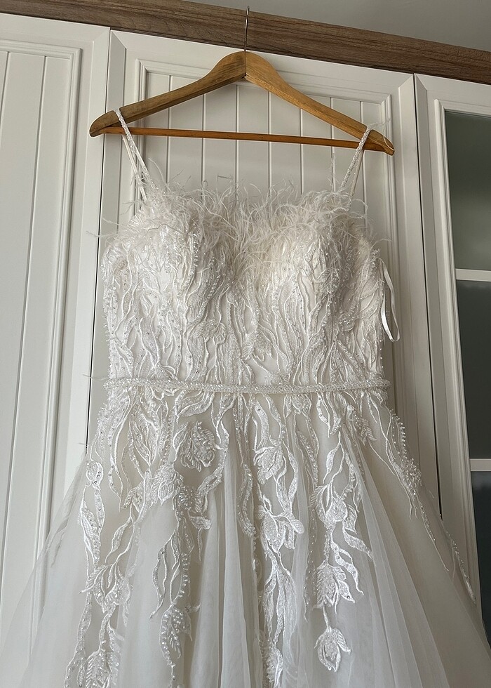 Helen model temiz 36-38 beden gelinlik - Görsel 2