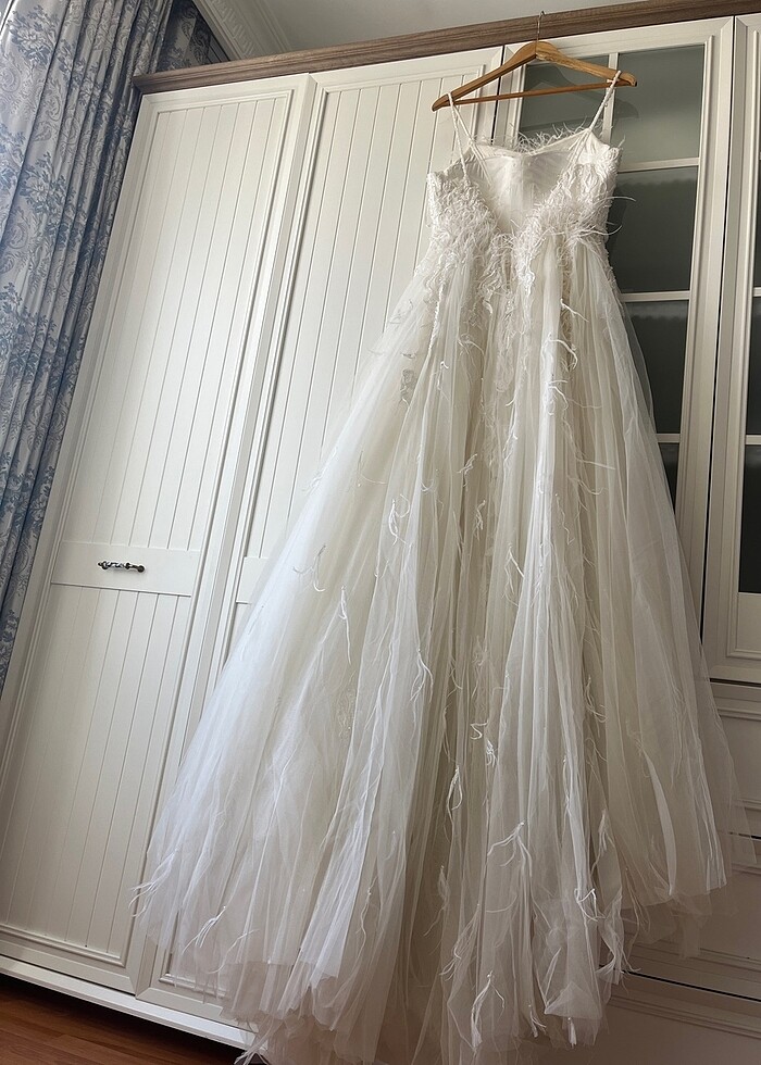 Helen model temiz 36-38 beden gelinlik - Görsel 5