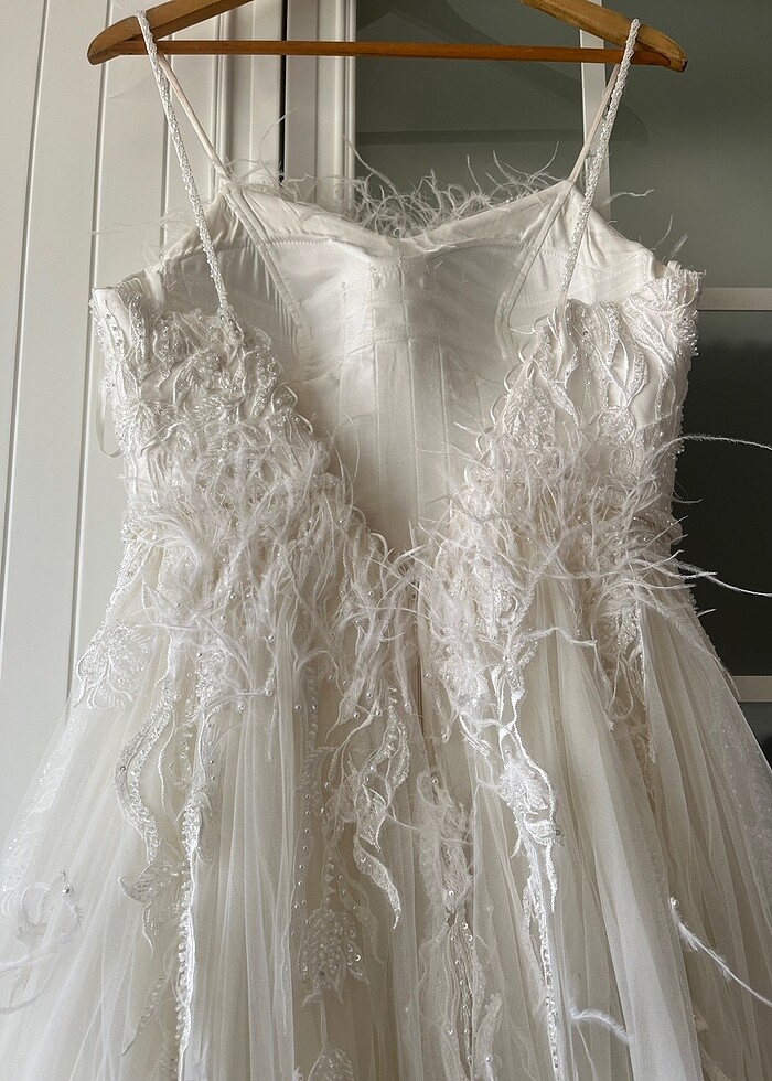 Helen model temiz 36-38 beden gelinlik - Görsel 4