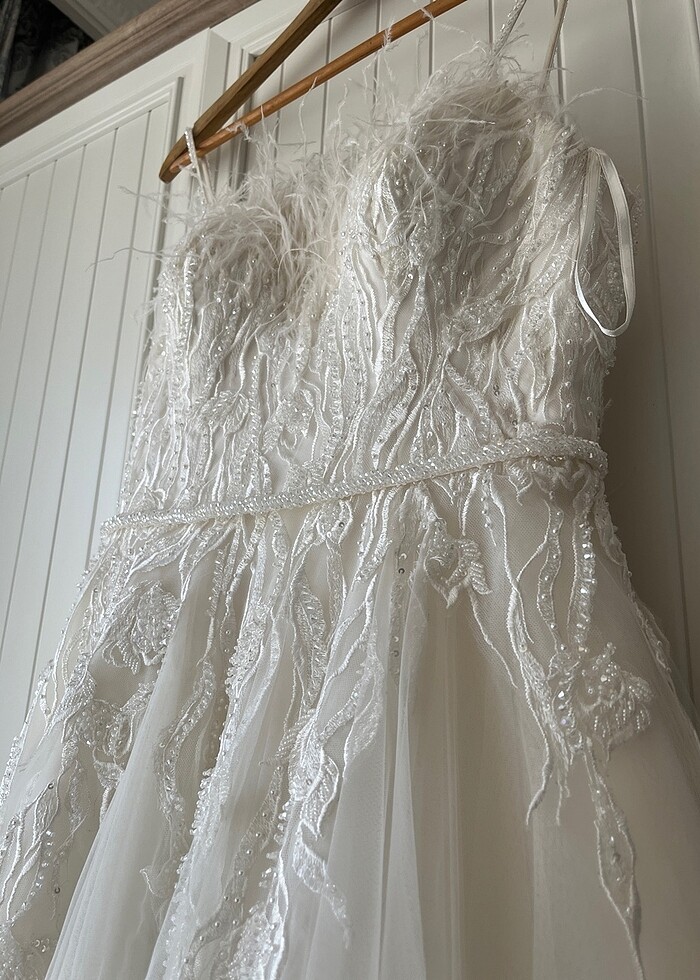 Helen model temiz 36-38 beden gelinlik - Görsel 3